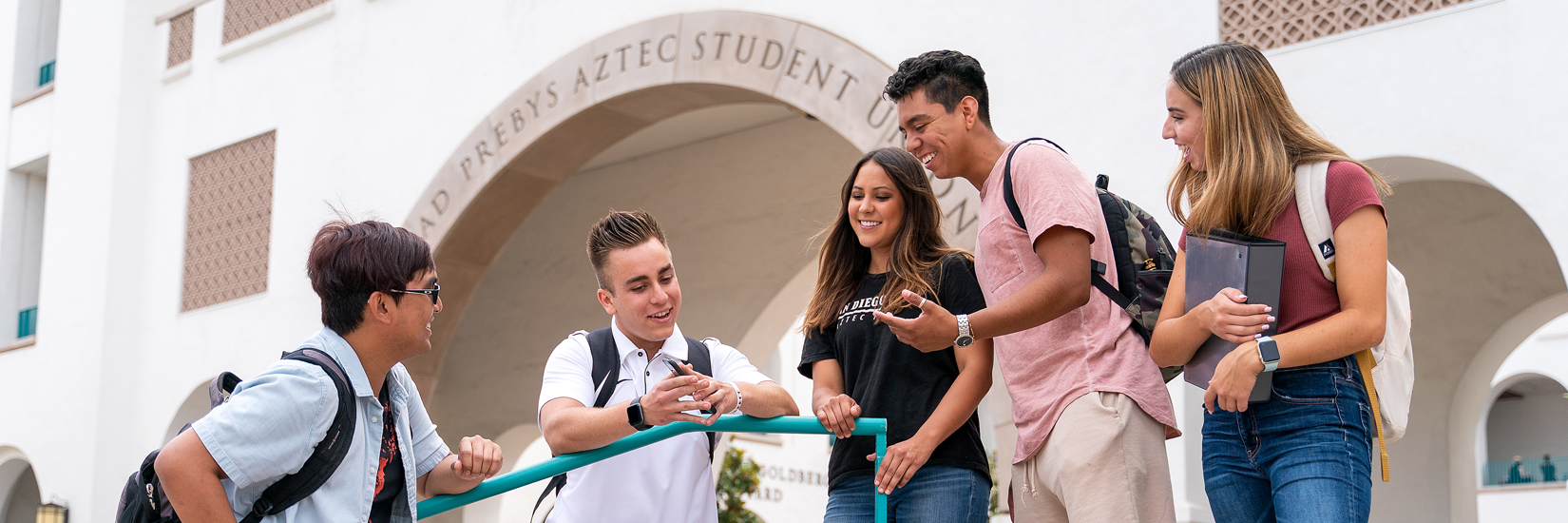 SDSU students at the Conrad Prebys Aztec Student Union